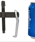 2 Jaw Gear Puller For Pulley Flywheel And Bearing Removal Pro Grade Gear Puller for Auto Shop Use shown next to a soda can