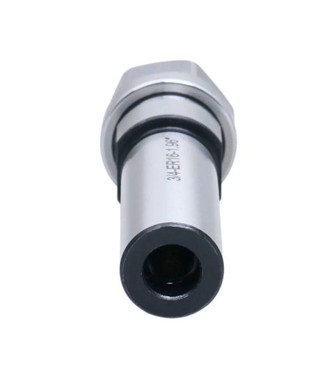 Front view of Pro Grade ER16 Collet Chuck Extension Rod 1.96 Inch Shank Length With Three Quarter Inch Straight Shank Alloy Steel Hardened