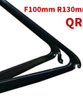 Carbon Road Bike Frameset 700C With Internal Routing And Fork Ultra Light C Brake Frame rear dropout, QR 9x130 rear spacing