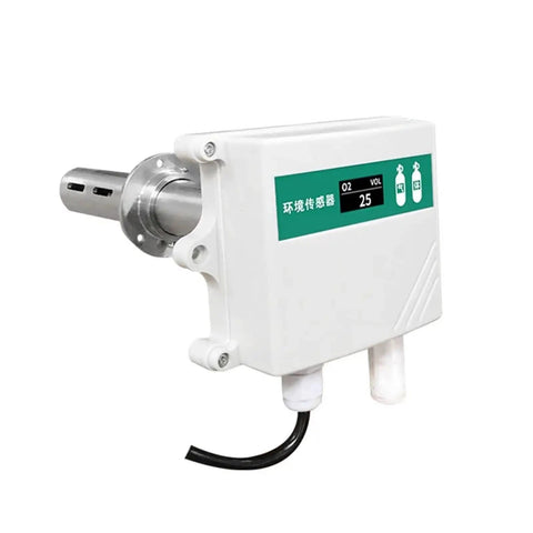 Built Tough No Sweat Industrial Oxygen Sensor O2 Concentration Meter Featuring Rs485 Communications And 4 20 Ma Transmitter Signal For Quick Setup And Solid Readings