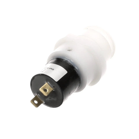 Pressure Switch OEM Replacement 717962 for ice cream machine equipment, high precision, white and black component, side view