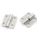 1.5 Inch Self Closing Corner Draw Door Hinge For Cabinet Doors 2 Pack Soft Close Corner Mounted Cabinet Hardware shown front view