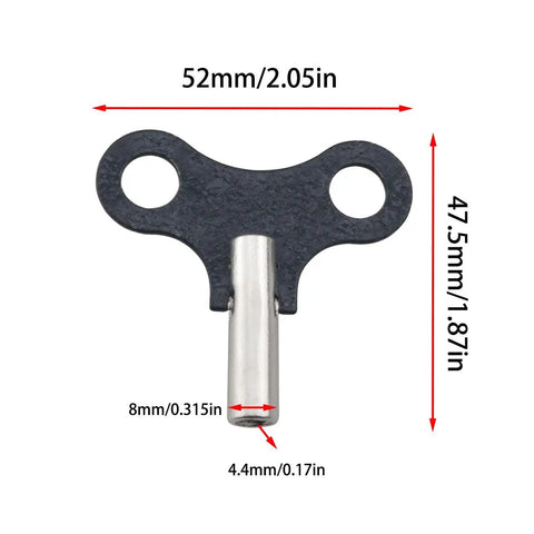 Clock Winding Key For Old School Mechanical Desk Clocks And Wooden Clocks Solid Metal Winding Tool With Frosted Non Slip Handle