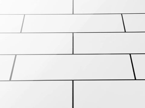 Easy Peel And Stick Subway Tile Backsplash Wallpaper For Kitchen, Bathroom, And Laundry Room, waterproof white brick pattern close-up