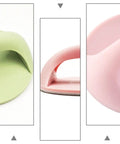 Close-up of colorful 8 Pack Self Adhesive Wardrobe Handles For Cabinets And Drawers No Drill Punch Free Easy Stick On Door Knobs