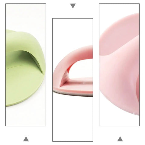 Close-up of colorful 8 Pack Self Adhesive Wardrobe Handles For Cabinets And Drawers No Drill Punch Free Easy Stick On Door Knobs
