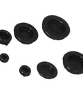Rubber Grommet Kit 170 Piece Odorless Sealing O Rings Set For Auto Mechanical Maintenance And DIY Repair Projects Heavy Duty Automotive Grommet Pack Set, black rubber grommets