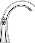 Weller 8 Inch Widespread Bathroom Faucet With Three Hole Setup Dual Handles Dope Chrome Finish Metal Pop Up Drain One Point Two GPM Flow Vanity LG49WR0C high-arc spout