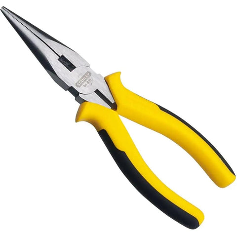 6-Inch Bi-Material Long Nose Pliers With Slip-Resistant Handle And Drop-Forged Steel Build For Hard-To-Reach Spots Built To Last Pro-Grade Tool For DIY Projects
