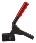 Heavy Duty Toggle Clamp Built From High Carbon Steel, 700kg Capacity Fixture, black with red handle, 27.5x14x5cm