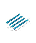 RC Car Repair Kit For 1 By 10 Scale Drifting RC Cars With Beefed Up Metal Body Posts Shell Bracket Pillar Decoration Upgrade Blue Parts