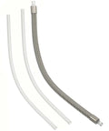 Hella Durable Stainless Steel Milk Tube For Jura Coffee Rigs S8 E8 Z6 X8 Pro Gen, featuring two white silicone hoses.
