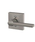 Latitude Door Lever With Collins Trim Hall And Closet Passage Lock Satin Nickel No Fuss Install Nonlocking Interior Door Handle