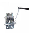 Heavy Duty Electric Hoist Winch Lifting Capacity From 600 To 3000 Pounds With Steel Cable, featuring a manual crank and steel rope.