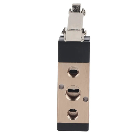 Compact Aluminum 2 Position 5 Way Pneumatic Reversing Valve With Roller Lever For Hassle Free Install One Quarter Inch PT Connection