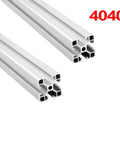 Heavy Duty 2 Piece 4040 T-Slot Aluminum Extrusion Profile Frames For DIY Projects And European Linear Rail Systems, 40mm box design.