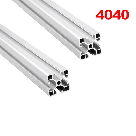 Heavy Duty 2 Piece 4040 T-Slot Aluminum Extrusion Profile Frames For DIY Projects And European Linear Rail Systems, 40mm box design.