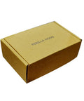 Set Of 6 Crystal Flower Cabinet Knobs In Daisy White packaging box labeled 'Perilla Home'
