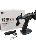 GT5 6 Channel 2.4GHz RC Transmitter With AFHDS 2A For Cars And Boats Includes FS BS6 Receiver and package