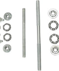 4.92 Inch Silver Front Bike Axle Bearings Replacement Hub For Quick Install And High Strength shown in multiple parts