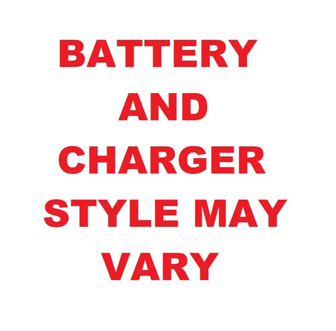 Battery and charger style may vary for 18V Cordless Brad Nailer With Lithium Ion Battery 2 Inch Finish Nail Gun.