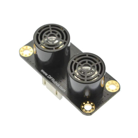 Front view of URM09 I2C Ultrasonic Sensor Module For Quick And Easy Distance Readings On Arduino And Raspberry Pi, Plug And Play 50Hz.