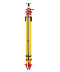Giant 157 Inch Elevating Tripod For Rotary Lasers And Surveying Gear Heavy Duty Wood And Fiberglass Build Five Eighth Inch Thread