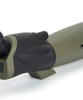Ultima 20-60x80 Angled Spotting Scope for Wildlife Observation and Birding Powerful Long Range Glassing With 45 Degree Eyepiece Clear Optics Rugged Weatherproof Build Easy Setup for Outdoor Adventures, angled olive green spotting scope