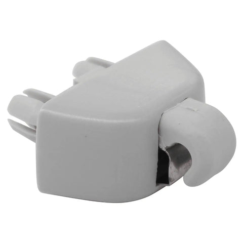 Gray Interior Sun Visor Clip Bracket Pack For Audi A6 A7 A8 S6 S7 S8 And VW Passat Polo 2006 To 2019 Two Pack Replacement Mounts