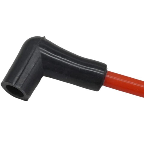 Close-up of 4 Pack 6 Inch Spark Plug Wires For OMC Johnson Evinrude Outboard Motors V4 To V6 10 To 235 HP Ignition Coil Wires