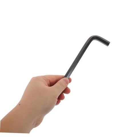 Pro Grade 2 Set High Carbon Steel Hex Wrenches With Ball And Flat Ends For Tightening Bike Bolts And Pro Maintenance Work That Hits Different Without The Hand Pain Or Slip Ups, black hex wrench in hand