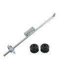 Transfer Case Shifter Linkage And Bushing Kit For Dodge Ram With Manual Shift 241 And 271 Transfer Cases 2005 2012 2500 3500 Diesel Models Includes 55366066AB And 68078974AA Components, metal linkage and two black bushings