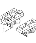 Heavy Duty Cnc Self Centering Vise With Rock Solid Grips For Precision Milling Machines And Workshop Essentials Built Different For Effortless Clamping And Serious Setup Flex, technical drawing showing dimensions and details.