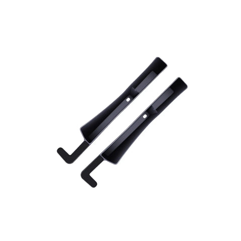 Two Pack Car Seat Gap Filler Organizer For Between Seat And Console Keeps Coins Wallets Keys Handy Waterproof Durable TPE Material Black