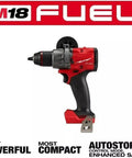 Heavy Duty Half Inch Hammer Drill Driver Bare Tool Delivering Knockout Torque And A Super Compact Build Designed To Conquer Gritty Job Sites And Tight Spots Without Battery Or Charger Included - side view of compact hammer drill