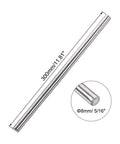 8mm By 300mm Solid Stainless Steel Round Rod 304 Stainless Steel Grade Bar Stock For DIY Crafts And Lathe Projects 10 Pieces