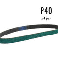 Top Shelf Zirconia Grinding Sanding Belts For Mini Belt Grinders Heavy Duty Self Sharpening Abrasive Blanks in P40 grit.