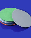 Professional 20 Piece Hook And Loop Sanding Discs Grit Selection From 3000 To 10000 Wet Dry double sided sanding pads in assorted colors.