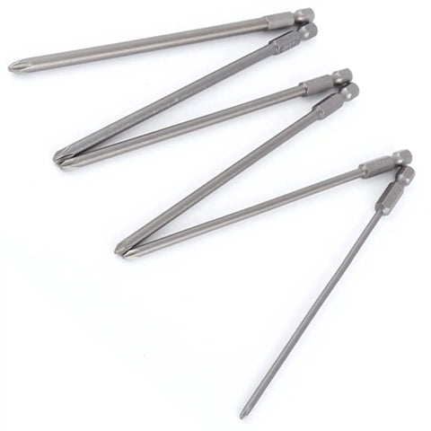 Get Your Hands On Six Pack Of Top Shelf S2 Steel Magnetic Screwdriver Bits Perfect For Any Tough DIY Job Plus Electric Drill And Hand Tool Repairs Around The House, six S2 steel bits