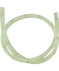 Badass Flexible Curve Template Polyurethane Router Guide, bendable green strip with brass bushing for wood profiling.