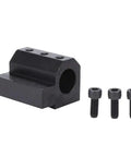 Inner Diameter CNC Lathe Tool Holder For Straight Shank Tools with screws, Rock Solid Stability Boring Tool Sleeve, front view