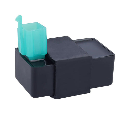 5 Pin AC CDI Box for GY6 Engines 50cc 70cc 90cc 110cc 125cc 150cc 160cc, black rectangular box, green connector visible