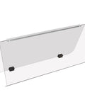 Clear Polycarbonate Folding Windshield for Golf Cart Replacement Part G14 G16 G19 Anti UV Impact Resistant with mounting hardware