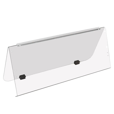 Clear Polycarbonate Folding Windshield for Golf Cart Replacement Part G14 G16 G19 Anti UV Impact Resistant with mounting hardware
