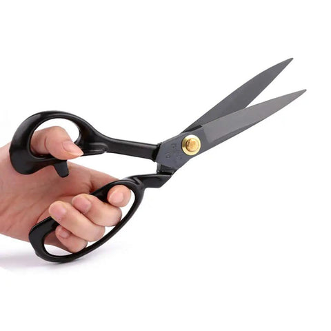 Left Handed Tailor Scissors 10 Inch Heavy Duty Dressmaking Shears Forged From Industrial Strength High Carbon Steel To Slice Through Tough Weaves Like A Hot Knife With An Ergonomic Rubberized Grip Built Different