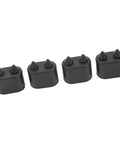 Premium High Strength Rubber Door Jamb Bumpers Kit Stopper Pads For Cutlass Ciera Noise Reduction Silent Hitting And Heavy Duty Body Protection Upgrade, 4 pack black rubber