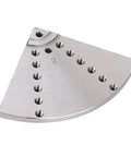 Heavy Duty Four Pack Eight Inch Flat Lathe Jaws Rock Solid Construction With Grade 45 Steel showing detailed design and pin adjustments.