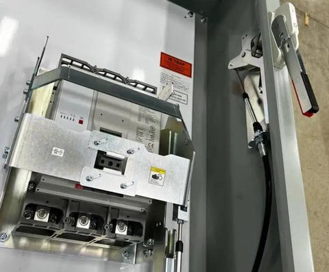 Heavy Duty Enclosed Circuit Breaker Delivers Straight Up Arc Flash Remediation 800 Amp 65K At 480 Volt Nema 3R Ul Certified internal components