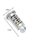 4 Pack Lock Cores Replacement for Thule Rack Core Key Cylinder showing dimensions 1.6cm x 3.1cm