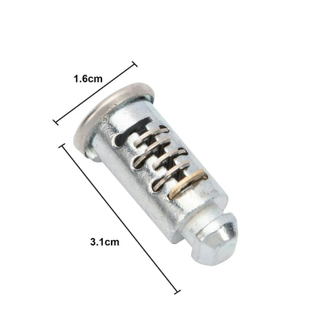 4 Pack Lock Cores Replacement for Thule Rack Core Key Cylinder showing dimensions 1.6cm x 3.1cm